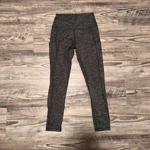 Aerie Chill Play Move Heather Gray Leggings With Pockets Size Medium